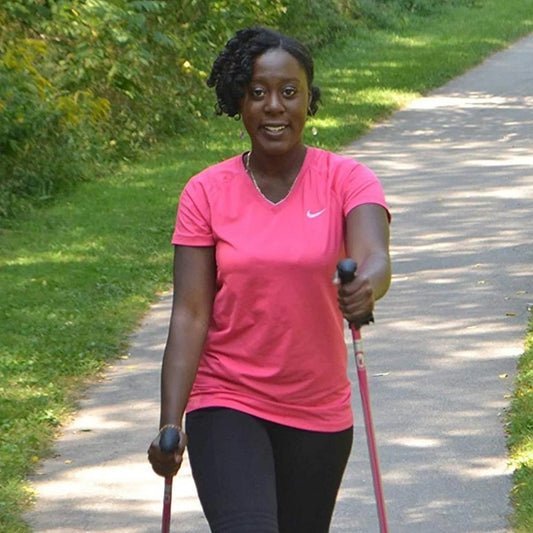 4Life Pink Fitness Walking Poles by Urban Poling